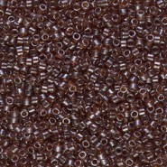 Miyuki delica kralen 11/0 - Transparent dark topaz luster DB-1891